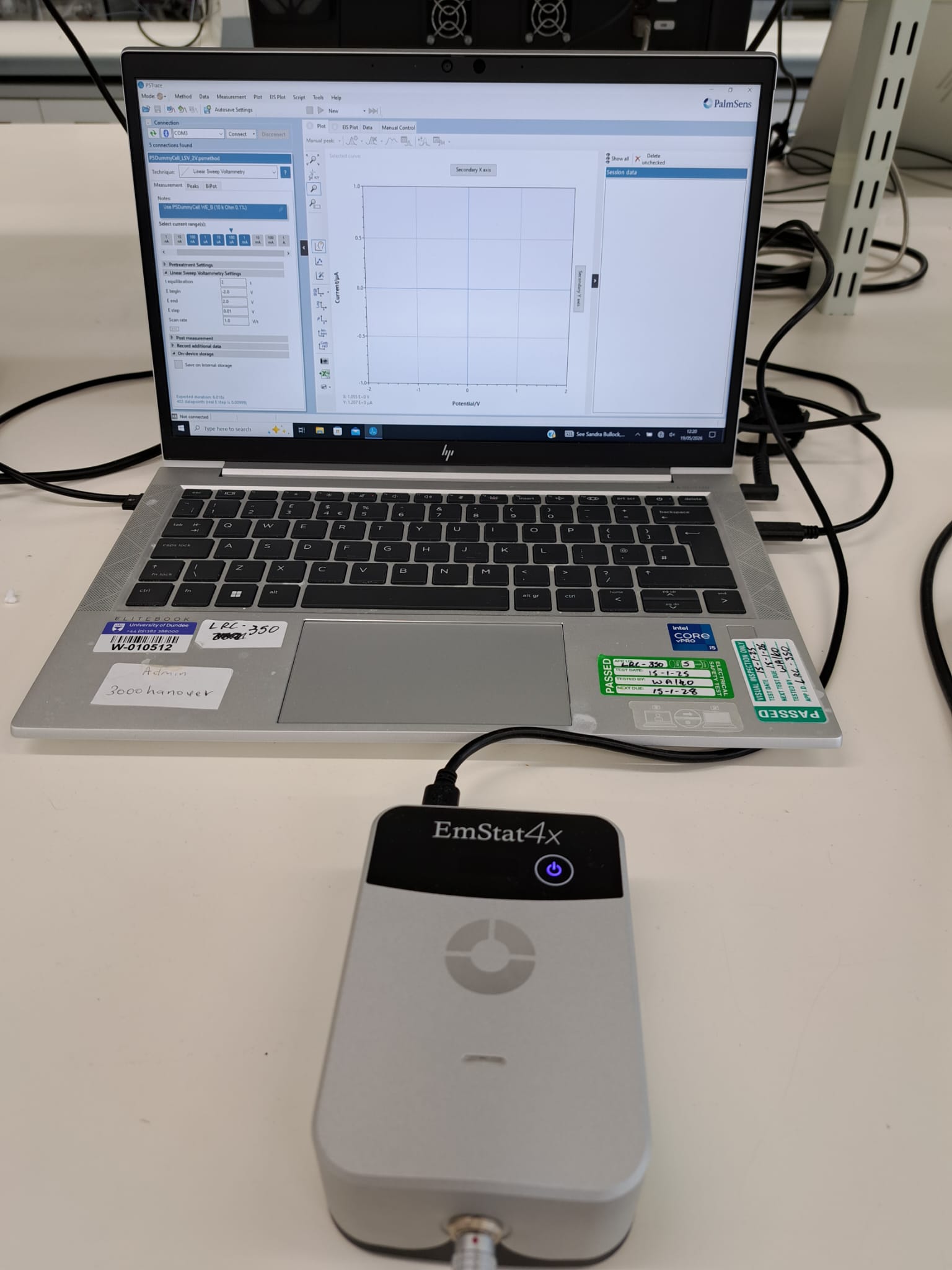 EmStat4X Potentiostat
